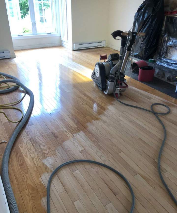 Sablage de plancher Lanaudière