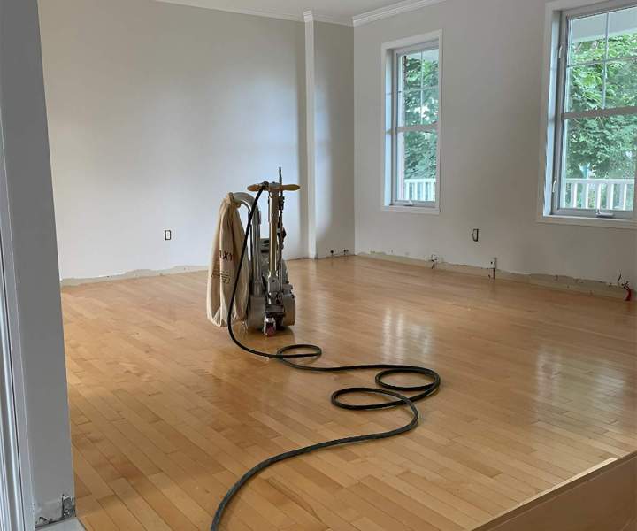Sablage de plancher Lanaudière